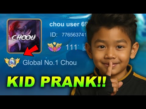 GLOBAL 1 CHOU "KID" PRANK IN RANKED!! (THEY ALL GOT HUMBLED) - MLBB