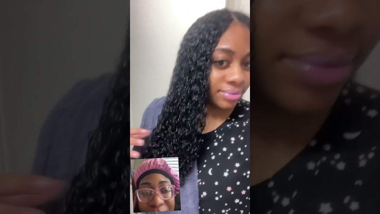 You can wear any texture with the Magic part method! #magicpartsewin #6monthsewin #wiginstall