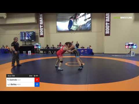 2018 Marine Corps US Open/Senior Women's Freestyle 68 Con Semis - Yvonne Galindo (AWC) Vs. Jasmine