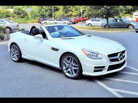 2016 Mercedes Benz SLK350 SLK Class Roadster Start Up, Review and Tour