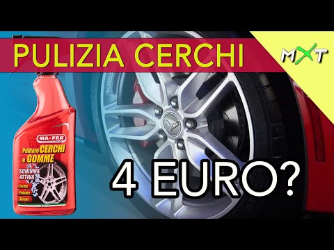 PULIZIA TOTALE CERCHI CON 4 EURO??? Come risparmiare con prodotti validi Made In Italy