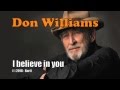 Don Williams - I Believe In You (Karaoke)