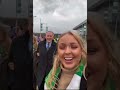 Former football player Jim Conway visits Celtic Park, 65 years after his debut as a 17 year old.