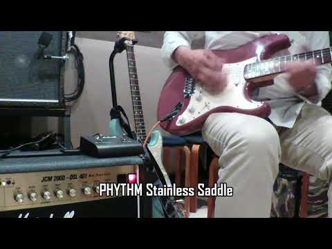 Phythm Stainless steel saddle for Stratocaster Made in Japan