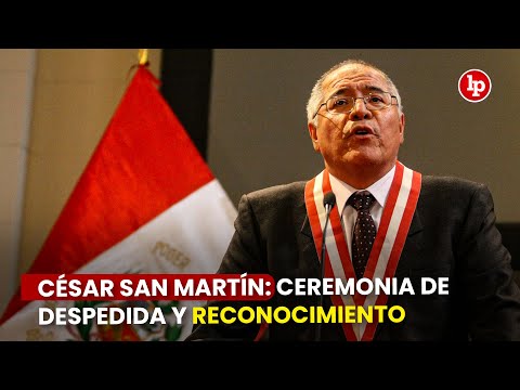 Discurso del juez San Martín en ceremonia de despedida