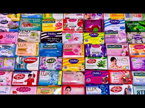 ❤︎ Soft Wrappers Only ASMR Soap Haul Unboxing Unpacking Opening (Almost) 100 International Soaps ❤︎