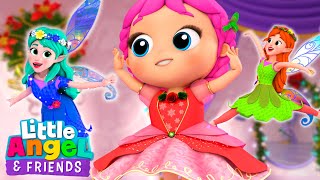 Princess Jill Dances with Magical Fairies + Girls Princess Stories | @LittleAngel &amp; Friends Songs
