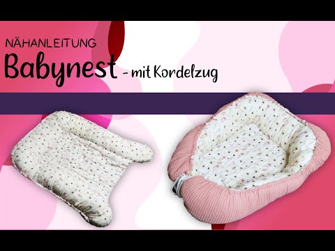 Sewing a baby nest without a pattern | Sew your own baby nest for beginners | DIY