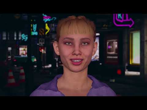 A character's face mid-speech in the FaceCue demo