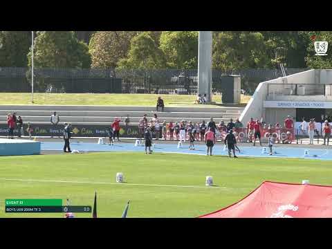 Boys U9 200m Timed Final 3: 2022/23 State Track and Field Championships