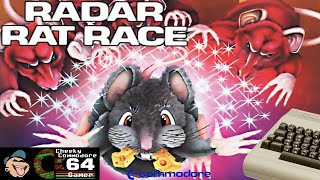 RADAR RAT RACE – Commodore 64 (1982) | Rally-X-Inspired Maze Chase with a Rodent Twist