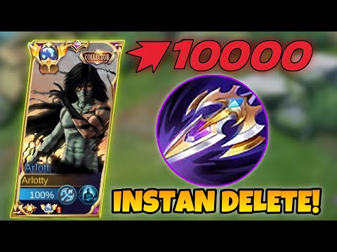 THE MOST BROKEN BUILD FOR ARLOTT RIGHT NOW!! FOR COUNTERING SUSTAIN META HEROES! | MLBB