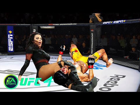UFC4 Bruce Lee vs Amazon Isis Cospaly EA Sports UFC 4 PS5