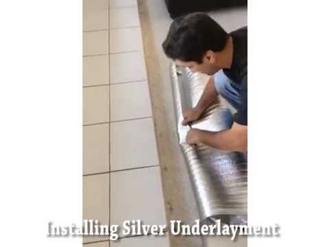 How To Install Silver Laminate Flooring Underlayment