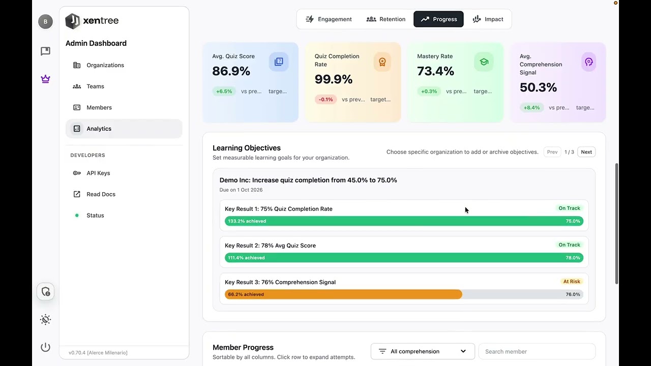 Tonton Video Tutorial Analytics Xentree