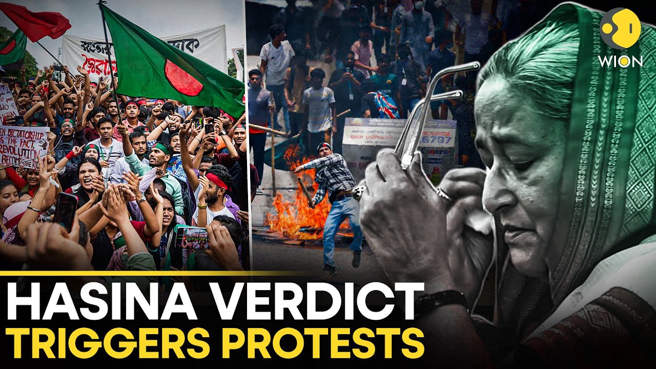 Dhaka Protests LIVE: Sheikh Hasina's Death Sentence Verdict Sparks Nationwide Shutdown in Bangladesh
