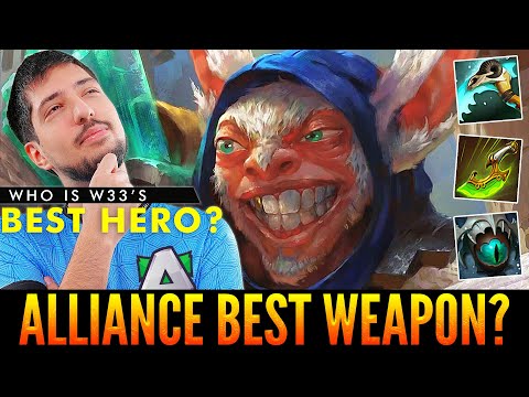 W33 Next Level Meepo Mid Gameplay - The Team Alliance's Best Weapon - Dota 2 Highlights