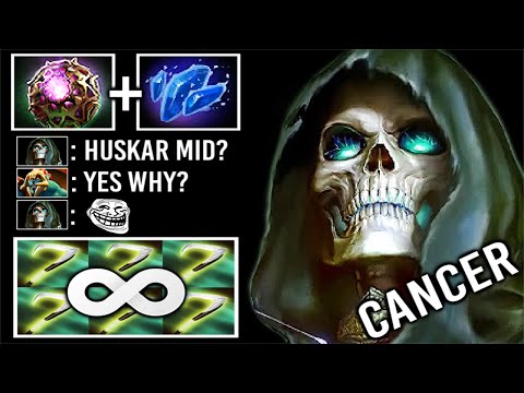 How To Counter Huskar Mid Imba Shard Necrophos Non-Stop Reaper No Fun Allowed WTF Dota 2