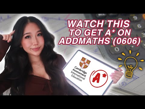 How I Got A* in ADDITIONAL MATHS (0606) IGCSE & You Can Too | how to study & mistakes to avoid!