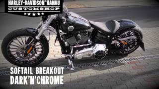 preview picture of video 'Harley-Davidson Hanau - Softail Breakout - Umbau - Custombike'