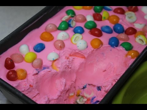 No Churn Bubble Gum Ice Cream - How to make!