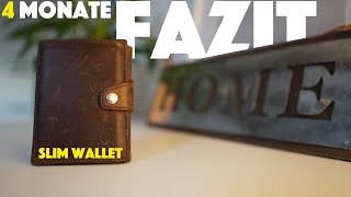 Fazit nach 4 Monaten im Test: Donbolso Slim Wallet mit Münzfach - Leder, RFID Blocker - deutsch