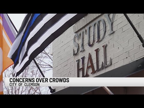 Clemson PD warns businesses against gatherings, investigates concert