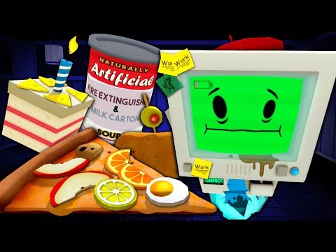 CURSED FOODS from the WORST EMPLOYEE - Job Simulator (VR)