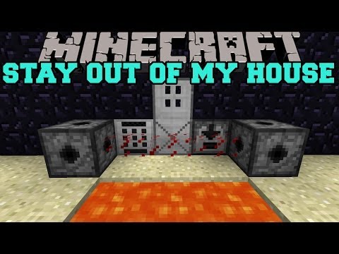 "STAY OUT OR FACE MINES, LASERS, AND KEYCODES" - Minecraft Security Craft Mod Showcase