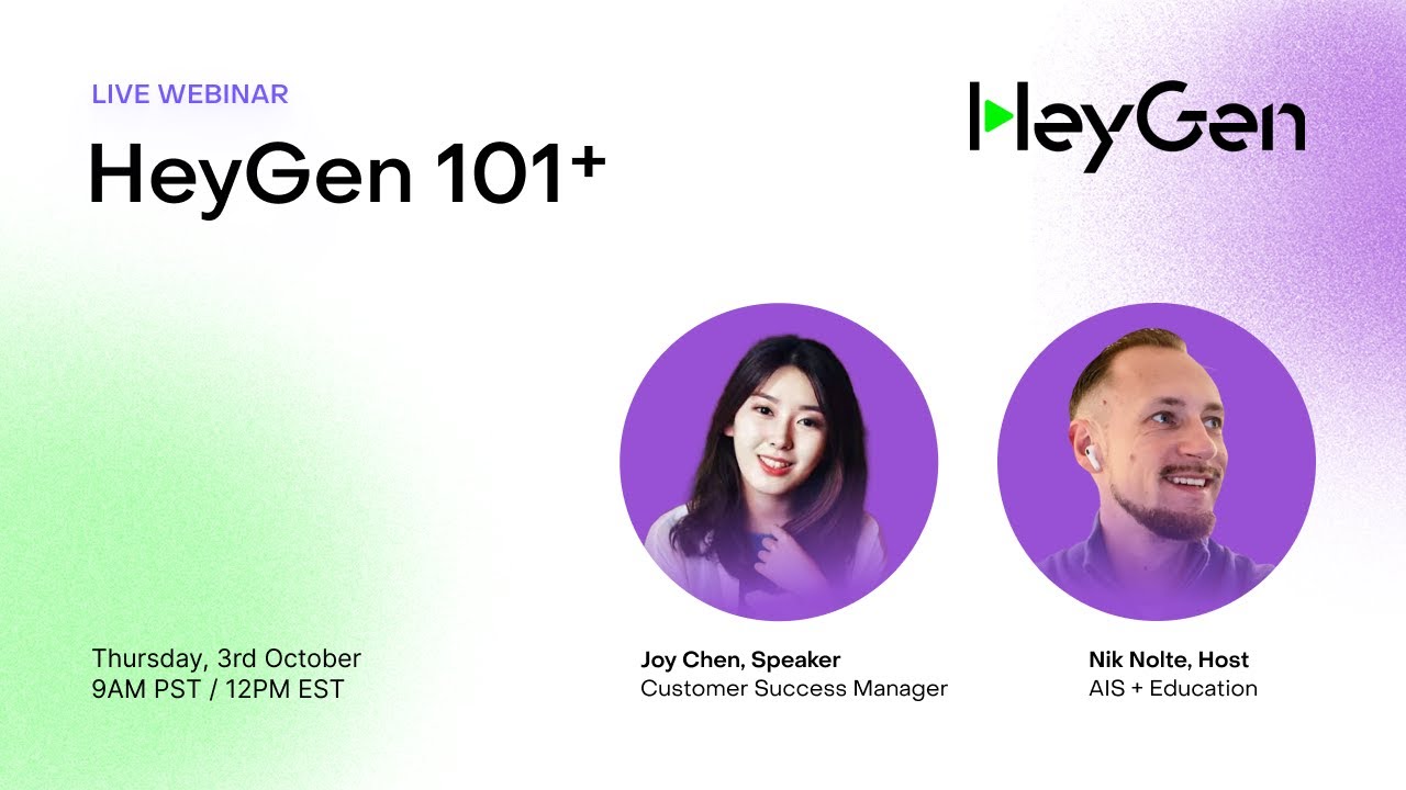 HeyGen 101 + Latest Updates