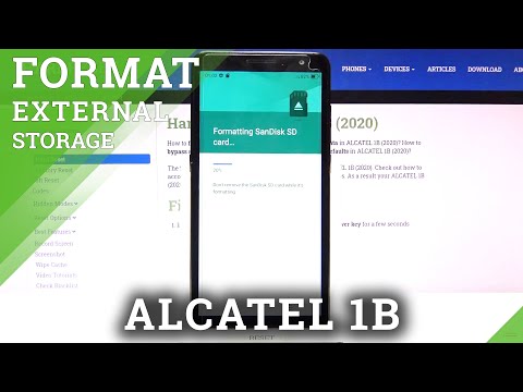 How to Format SD Card in ALCATEL 1B – Fix SD Card Number