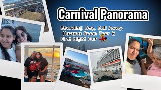 Boarding The Carnival Panorama | Havana Interior Room Tour| Havana Area | Long Beach Cruise Port |
