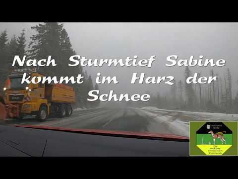 Nach Sturmtief Sabine kommt im Harz der Schnee