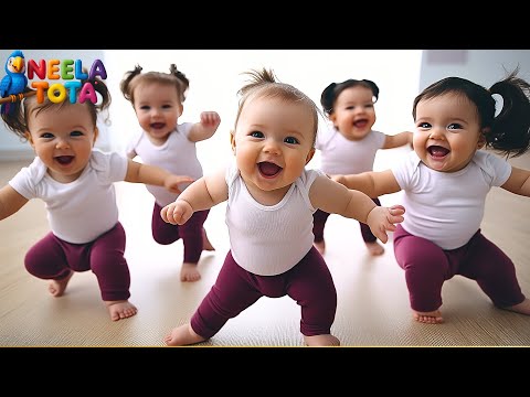Jingle Bells 🎄 Kids & Toddlers Dance | Christmas Song 2025 | Baby Dance | Nursery Rhyme | Neela Tota