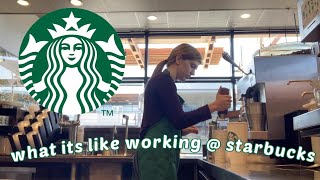come to work with me at Starbucks // what it’s like working at Starbucks