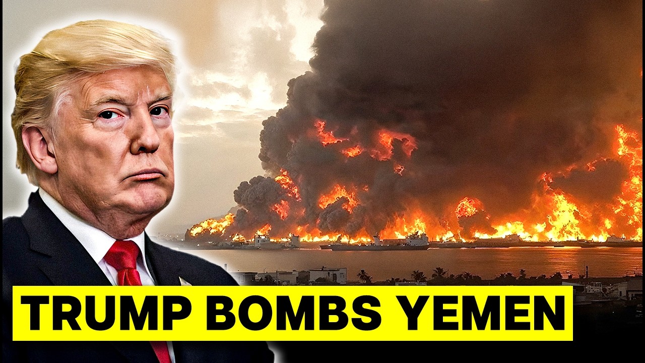 Trump Declares 'US at WAR' as US Navy Strikes Houthis