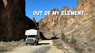 This Place Is Different... Truck Camping In A REMOTE Canyon Landscape