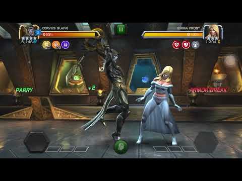 MCOC, Corvus Glaive vs Emma Frost, no more Diamond Form