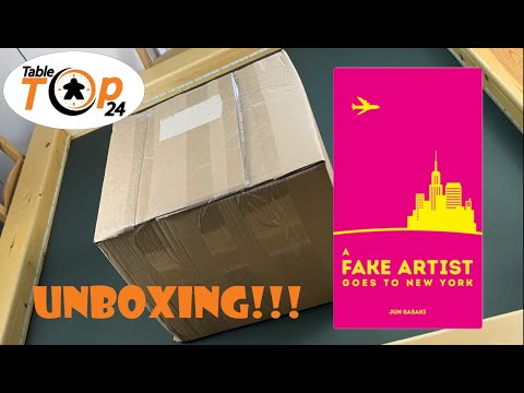 A Fake Artist Goes to New York Unboxing - Tabletop24