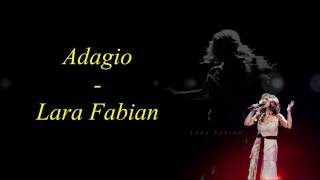 Adagio - Lara Fabian - Lyrics