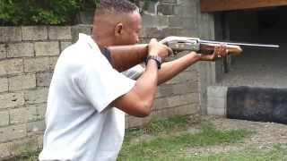 Test fusil semi-auto franchi en rafale de 3 coup