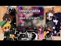 Creepypasta React To Y N As Part 1