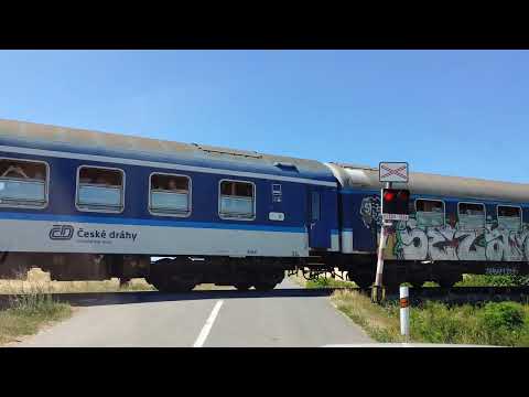 Železničné priecestie Kozárovce (trať 141) [SP0884] - 17.7.2022 / Slovak railroad crossing