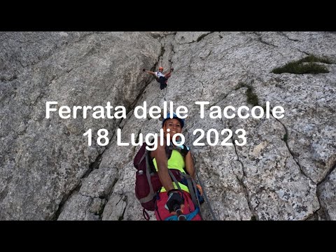 Ferrata delle Taccole al Monte Baldo, 18 Luglio 2023