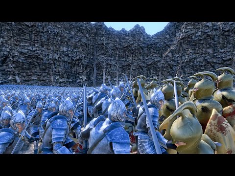 16 000 Elf Shields VS 20 000 GondorCaptains - Ultimate Epic Battle Simulator 2 - Uebs 2 - UEBS 2022