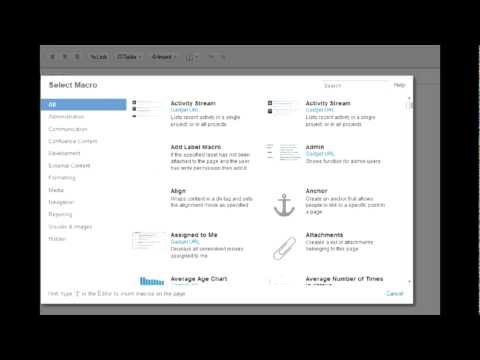 Combine Confluence macros