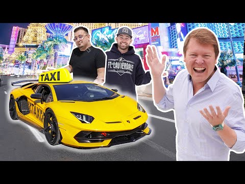 I Called a LAMBO TAXI to Join TheStradman and Houston for a Las Vegas TAKEOVER!