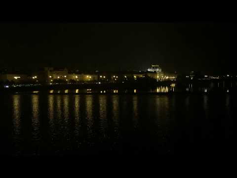 Prague night view