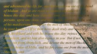 The Holy Bible | book 7 - Judges - Chapter 09 (Part 1 of 2)