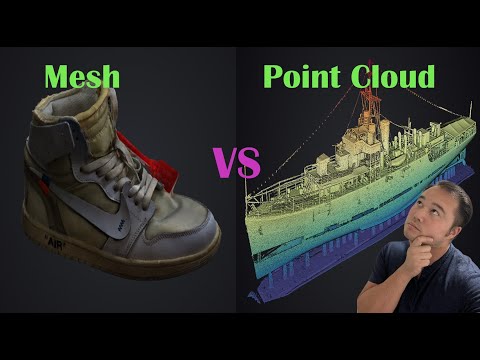 3D Point Cloud vs Mesh - Which is Better?!